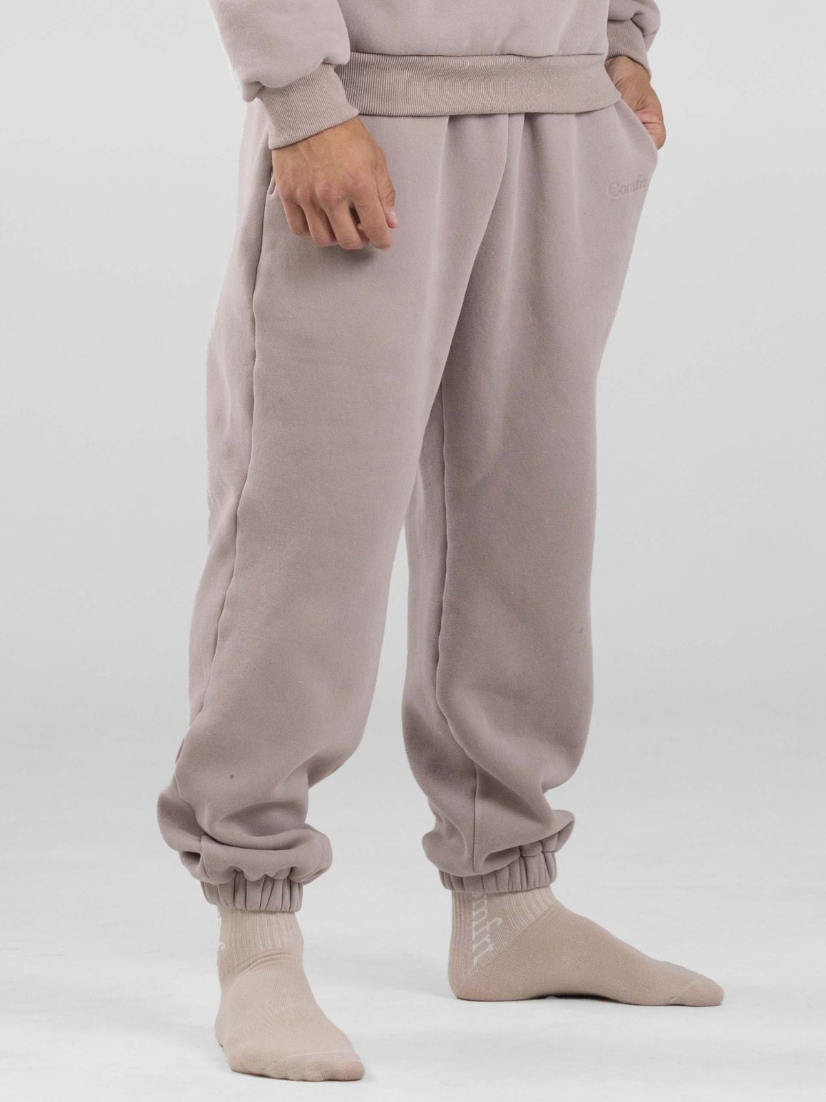 Relaxed Fit Sweatpants - Steel gray - Men
