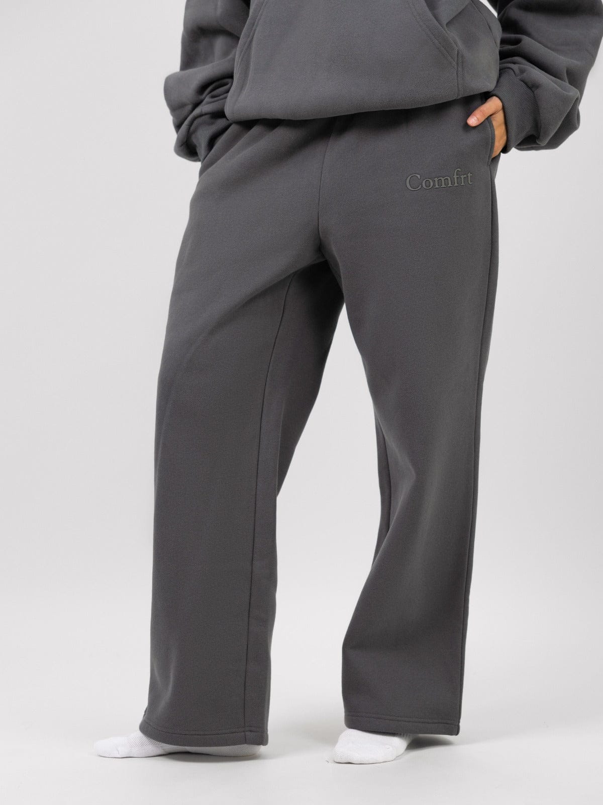 Minimalist Straight Leg Sweatpants | Oversized Comfrt Sweats