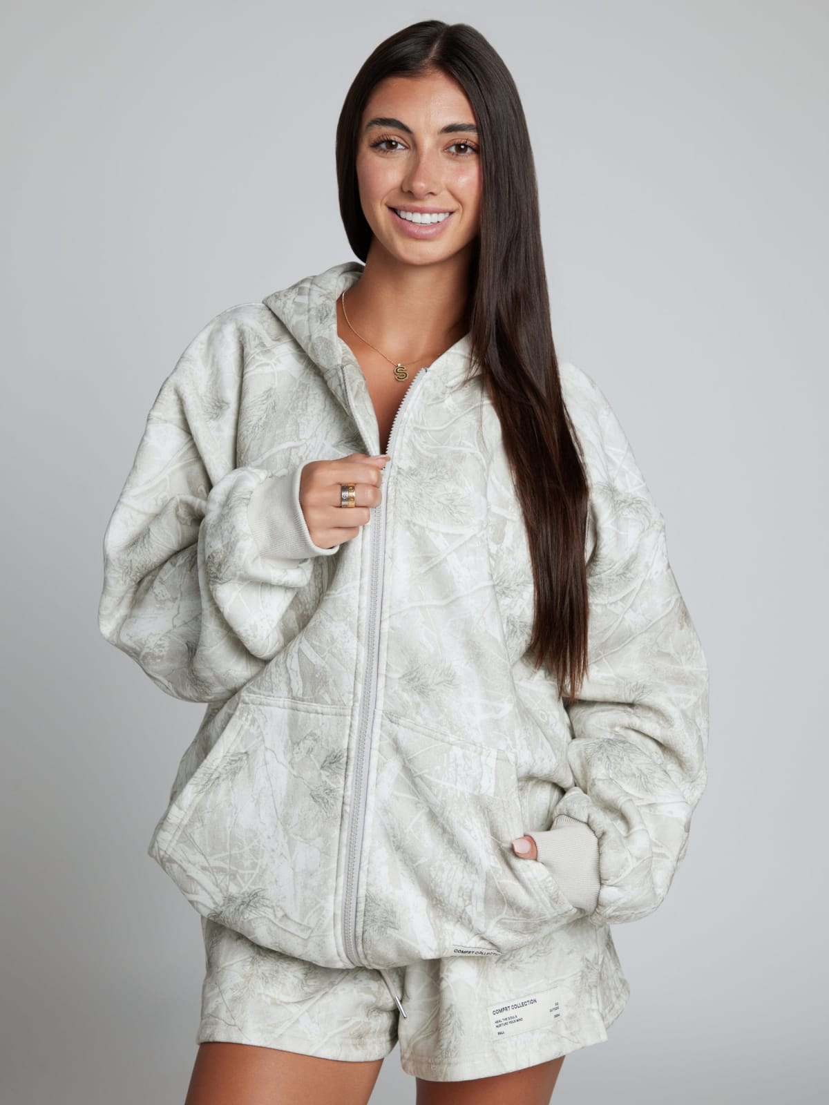 Camo Zip Hoodie — Comfrt