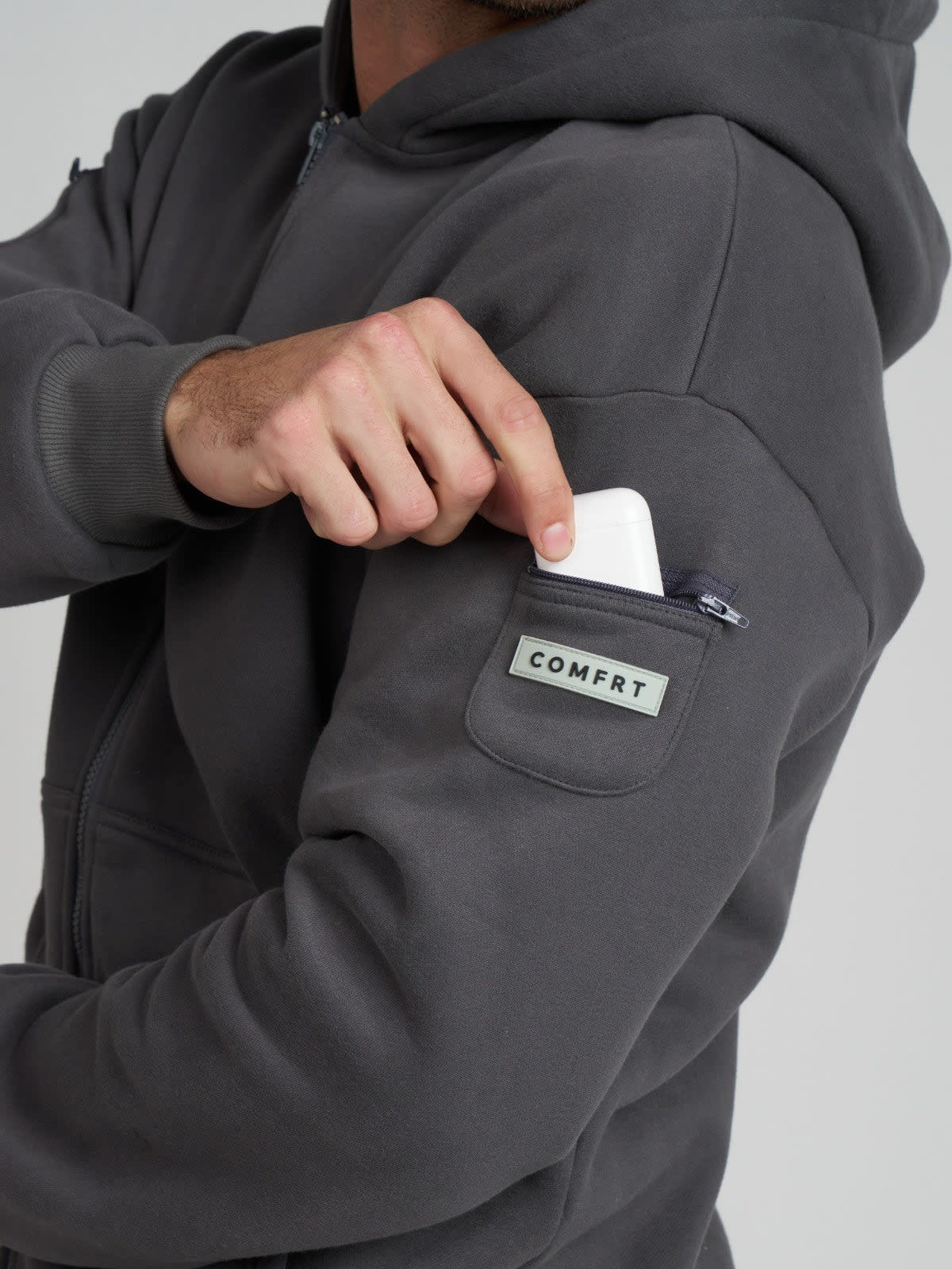 Travel Essentials Zip Hoodie — Comfrt