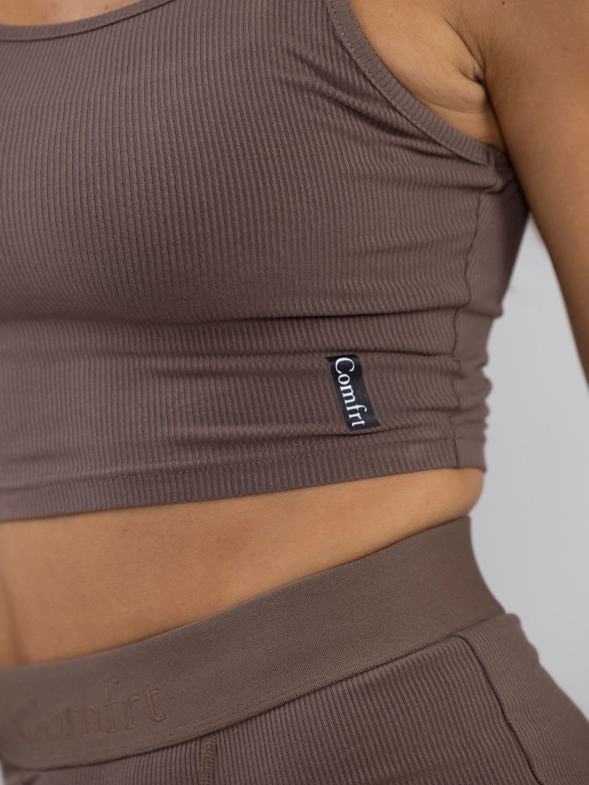 Rib Contour Crop Tank