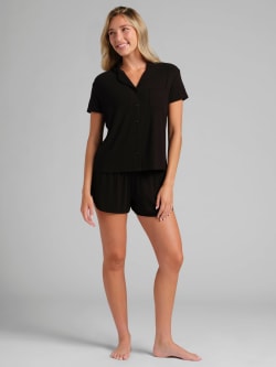 Slinky Rib Short Sleeve PJ Set