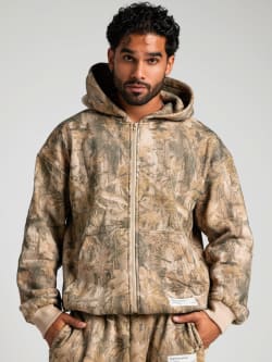 Camo Zip Hoodie
