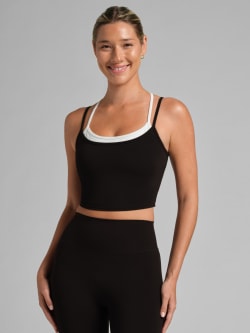 ComfrtCore™ Double Layer Crop Tank
