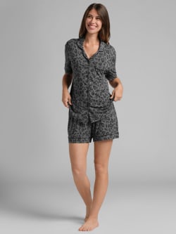 Luna Lounge Short Sleeve Short PJ Set