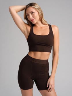 Rib Contour Crop Tank