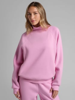 Basic Mock Neck Sweatshirt