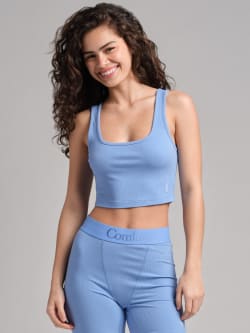 Rib Contour Crop Tank