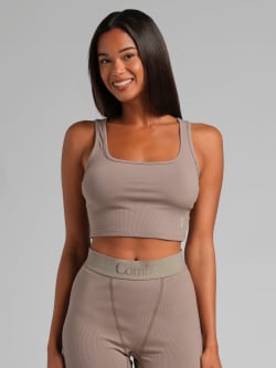 Rib Contour Crop Tank