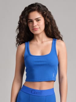 Rib Contour Crop Tank