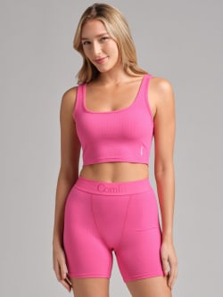 Rib Contour Crop Tank