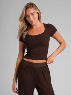 Slinky Rib Baby Tee