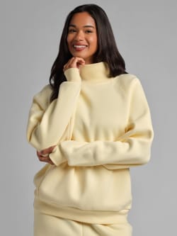 Basic Mock Neck Sweatshirt