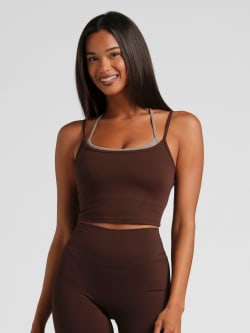 ComfrtCore™ Double Layer Crop Tank