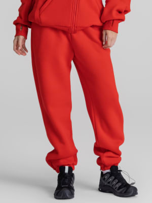 Travel Essentials Sweatpants: Crimson