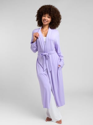 Luna Lounge Robe: Lavender