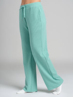 Waffle Lounge Pant: Tyler is 5'9" and wears a size S