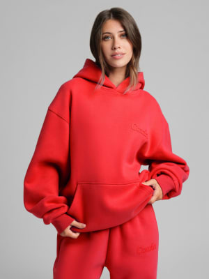 Minimalist Hoodie: Nikki is 5'8” and wears a size S