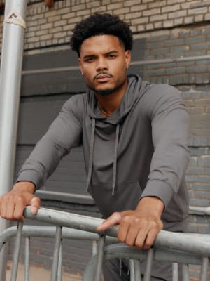 AllDayJersey™ Hoodie: Steel Grey