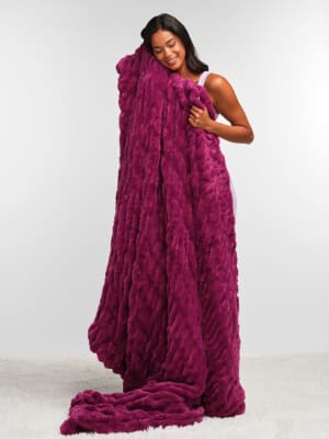 Dreamer Blanket: Plum Rose