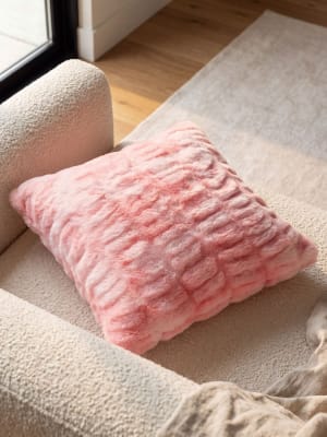 Dreamer Throw Pillow: Rose Quartz