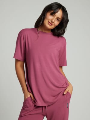 Cloud Lounge Tee: Emily is 5'6" and wears a size S