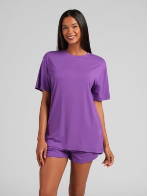 Cloud Lounge Tee: Violet