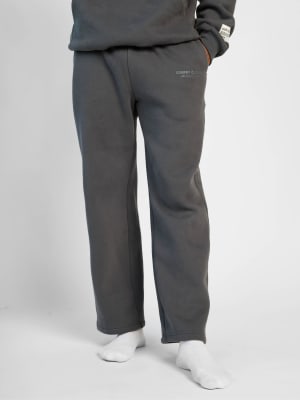 You Matter Straight Leg Sweatpants: Evan is 6'4" and wears a size L