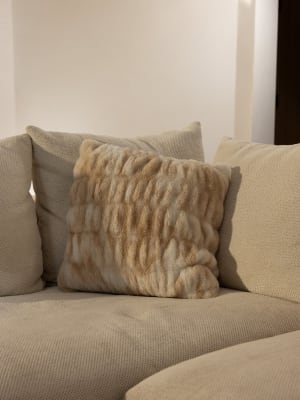 Dreamer Throw Pillow: Cappuccino