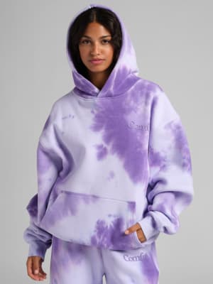 Minimalist Hoodie: Elly is 5'8” and wears a size S