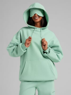 Airplane Mode Travel Hoodie - Mega: Aloe