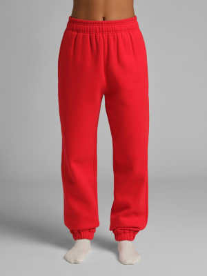 Comfrt x We're Not Really Strangers Sweatpants: Crimson