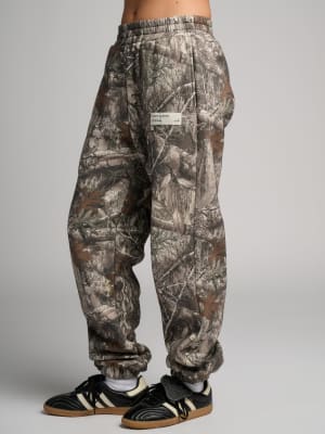 Camo Sweatpants: Kayla is 5'8" and wears a size S