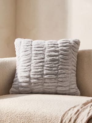 Dreamer Throw Pillow: Cloud Grey
