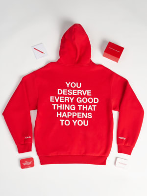 Comfrt x We're Not Really Strangers Hoodie: undefined