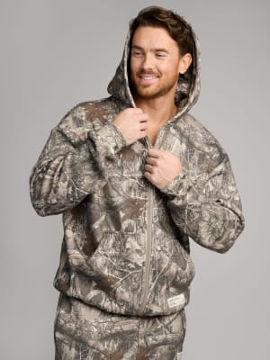 Camo Zip Hoodie: undefined
