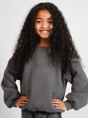 Signature Kids Crew: Malu is 5 wearing a size S