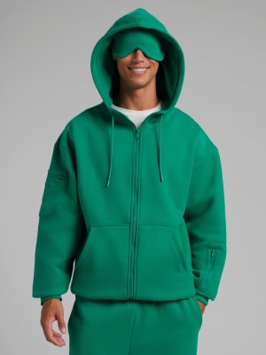Airplane Mode Travel Zip Hoodie – Mega: Rainforest