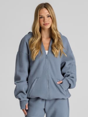 Explorer Travel Zip Hoodie – Mega: Sky