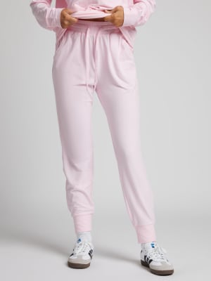 AllDay™ Jersey Ankle-Length Jogger: Nikki is 5'8" and wears a size S