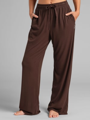 Rib Contour Pants: Espresso