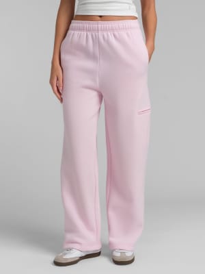 Airplane Mode Straight Leg Sweatpants: Powder Pink