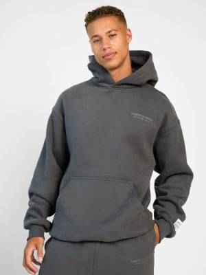 You Matter Hoodie: Evan is 6'4" and wears a size L