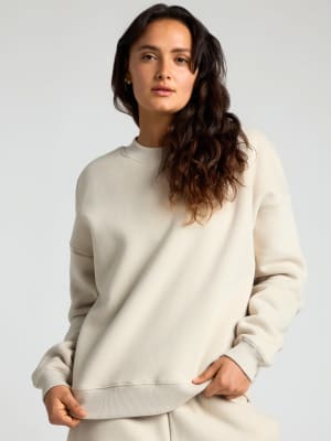 Crop Crew: Emily is 5'6" and wears a size S