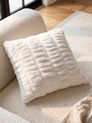 Dreamer Throw Pillow: Frost