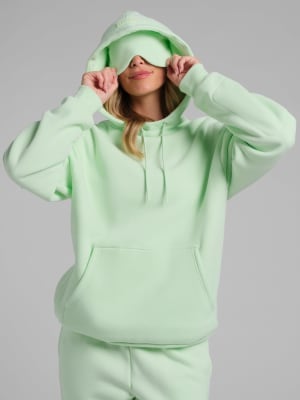Airplane Mode Travel Hoodie – Mega: Pistachio Cream