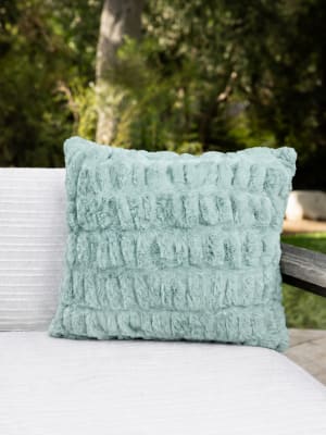 Dreamer Throw Pillow: Sea Glass