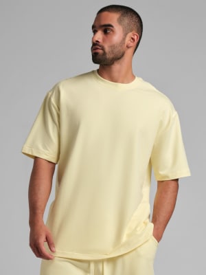 Luxe Terry Tee: Jared is 6’1” and wears a size L