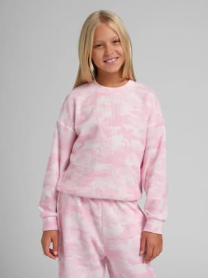 Waffle Kids Lounge Long Sleeve: Candy Camo