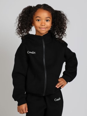 Cloud Zip Kids Hoodie: undefined